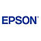 Blaues Epson Logo mit einem kleinen registrierten Markenzeichen-Symbol.