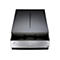 Epson Perfection V850 Pro Scanner, grau-silber. Schwarze Oberseite mit Schlitz, Epson-Logo und Modellbezeichnung.