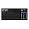 Epson Premium Canvas Satin Verpackungsdesign mit technischen Produktdetails und einem Beispielbild eines antiken Schlüssels.