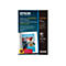 Epson Premium Semigloss Fotopapier 10x15cm, 50 Blatt, mit Produktbeschriftung und farbigem Landschaftsfoto.