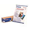 Epson Premium Semigloss Fotopapier als A3-Packung und eine Papierrolle vor weißem Hintergrund.