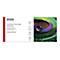 Epson Production Photo Paper Glossy 200 Rollenverpackung mit Pfauenfeder-Motiv und Produktdetails.
