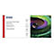 Epson Production Photo Paper Glossy 200 Verpackung mit technischen Spezifikationen und einem bunten Pfauenfeder-Motiv.