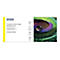 Epson Production Photo Paper Semigloss 200 Rollenverpackung mit technischen Spezifikationen und Pfauenfeder-Motiv.