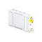 Cartouche d'encre jaune Epson T41F4, étiquette jaune, 250ml. Sur fond blanc.