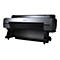 Großformatdrucker Epson SureColor P20000 auf Rädern in Silber und Schwarz vor weißem Hintergrund.