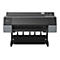 Großer, grauer Epson SureColor P9500 Drucker mit schwarzem Aufbau und Farbdisplay.