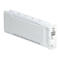 Hellgraue Epson Tintenpatrone. Aufschrift: T44J9 Light Gray LGY, 700ml.