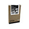 Schwarze Tintenpatrone in brauner Verpackung. Aufdruck mit Produktinformationen: BLACK, T6161 und EPSON.
