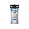 Sac d'encre Epson, accessoire bleu. En haut, support noir, logo du fabricant. En bas, indication "Cyan".