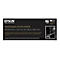 Epson Traditional Photo Paper Verpackungsetikett mit Produktdetails und einem schwarz-weiß Saxophonisten-Foto.