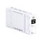 Cartouche d'encre Epson Photo Black T50U1 blanche. Autocollant avec informations sur le produit. 350ml.