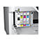 Detailaufnahme der Tintenpatronen eines Epson-Druckers mit PrecisionCore-Logo.
