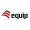 Das Logo der Marke equip, bestehend aus einem stilisierten roten E-Symbol und dem schwarzen Schriftzug equip.