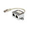 Equip Life - Netzwerk-Splitter - RJ-45 (W) zu RJ-45 (M) - 15 cm - abgeschirmt - CAT 5e