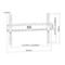 Equip Pro Fixed TV Wall Mount Bracket - Klammer - für Flachbildschirm - pulverbeschichtet schwarz