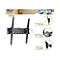 Equip Pro Fixed TV Wall Mount Bracket - Klammer - für Flachbildschirm - pulverbeschichtet schwarz