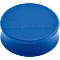 Blauw, rond magnetisch object, met de inscriptie "magnetoplan".