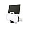 Ergotron 200 Series - Befestigungskit (Gelenkarm, Tastaturablage mit linker/rechter Mausablage, Barcode-Scanner-Halter) - für LCD-Display / PC-Ausrüstung - Stahl - weiß - Bildschirmgröße: bis zu 61 cm (bis zu 24 Zoll)