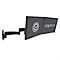 ergotron® 200 Series Dual Monitorarm, Wandmontage, für 2 Displays bis 22″ & bis 5,9 kg, um 360° drehbar, tiefenverstellbar, VESA, schwarz