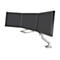 Ergotron HX - Montagekomponente (Griff, 3 Drehzapfen, Bogen mit drei Scharnieren) - für 3 LCD-Anzeigen - weiß - Bildschirmgröße: bis zu 61 cm (bis zu 24 Zoll) - Armmontage