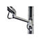 Ergotron LX - Befestigungskit (Steh-Sitz-Arm, Verlängerung, Basis, Tastatur-Tablett, Mausablage zum Herausziehen, Handgelenkkissen, Maushalterung) - für Tastatur und Maus - Polished Aluminum - Wandmontage - für P/N: 45-353-026