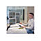 Ergotron LX Extension and Collar Kit - Montagekomponente (Gelenkarm, Installationselemente, Kappenabdeckung, Stangenring) - für Monitor - Weiß mit grauen Akzenten - Stangenbefestigung - für P/N: 45-537-216