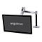 Ergotron LX HD Sit-Stand - Befestigungskit (Gelenkarm, Stange, VESA-Adapter, Tisch-Klemme, Befestigung für Kabeldurchgang) - Konstante Krafttechnologie - für LCD-Display - Polished Aluminum - Bildschirmgröße: up to 124.5 cm (up to 49')