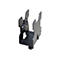 Ergotron - Mini-PC-Halterung - unter Tisch montierbar, Pfosten montierbar, an Wandschiene montierbar, VESA-Halterung montierter - Schwarz - für Ergotron NX; LX Dual Side-by-Side Arm