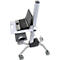 Ergotron Neo-Flex 24-205-214 laptoptrolley, zit- of stawerkplek, in hoogte verstelbaar, voor 17″ laptops, tot 6,8 kg, grijs.