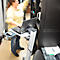 Ergotron Neo-Flex 24-205-214 laptoptrolley, zit- of stawerkplek, in hoogte verstelbaar, voor 17″ laptops, tot 6,8 kg, grijs.