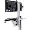 Ergotron Neo-Flex Dual WideView 24-194-055 computertrolley, voor 2 monitoren, tot 45,4', tot 20,9 kg, in hoogte verstelbaar, VESA, grijs