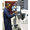 Ergotron Neo-Flex Dual WideView 24-194-055 computertrolley, voor 2 monitoren, tot 45,4', tot 20,9 kg, in hoogte verstelbaar, VESA, grijs