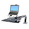 Ergotron - Notebookarm-Befestigungsplatte - Schwarz - für Ergotron NX; LX Dual Side-by-Side Arm
