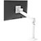 Ergotron NX monitorarm, bureaubevestiging, tot 34", 8 kg, in hoogte verstelbaar, kantelbaar, draaibaar en roteerbaar, wit