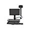 Ergotron Sit-Stand Combo Ablageflächen-System - Befestigungskit (Griff, CPU-Halter, 2 Schienenabdeckungen, 2 Kabelkanäle, Handgelenkkissen, Display-Halterung, Tastatur-Tablett, CPU Wandhalterung, Mausablage zum Herausziehen, VESA-Halterung, Wandsc...