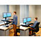 Ergotron Sitz-Steh-Schreibtisch WorkFit-TL, höheneinstellbar, Maße B 950 x T 640 mm, schwarz
