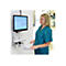 Ergotron StyleView Vertical Lift, Patient Room - Monitor-/Tastatur-Montagekit (vertikal) - Sitz-Steh - geeignet für Wandmontage - bis zu 61 cm (bis zu 24 Zoll) - weiß