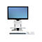 Ergotron StyleView Vertical Lift, Patient Room - Monitor-/Tastatur-Montagekit (vertikal) - Sitz-Steh - geeignet für Wandmontage - bis zu 61 cm (bis zu 24 Zoll) - weiß