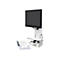 Ergotron StyleView Vertical Lift, Patient Room - Monitor-/Tastatur-Montagekit (vertikal) - Sitz-Steh - geeignet für Wandmontage - bis zu 61 cm (bis zu 24 Zoll) - weiß