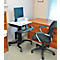Ergotron WorkFit-C 24-216-085 zit-sta werkplek, monitor tot 30', tot 12,7 kg, in hoogte verstelbaar, toetsenbord- en muislade, VESA, zwart-grijs
