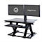 ergotron® WorkFit TX Schreibtischerhöhung, höhenverstellbare Monitorablage/Arbeitsfläche & höhenverstellbare Tastaturablage, bis 18,2 kg, schwarz