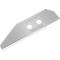Ersatzklinge Martor Nr. 160060, 1-fach nutzbar, Stärke 0,63 mm, L 66,5 x B 18,9 mm, rostfreier Stahl, 5 Stück