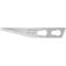 Ersatzklinge Martor Nr. 34, 1-fach nutzbar, Stärke 0,5 mm, L 36,5 x B 5,7 mm, Stahl, 10 Stück