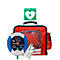 Erste-Hilfe-& Defibrillator-Wandtasche, für HeartSine Defibrillatoren & Erste-Hilfe-Materialien, leer, 8 Staufächer, B 400 x T 250 x H 350 mm, rot