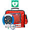 Erste-Hilfe-Wandtasche MedX5, mit Defibrillator SAM360P & Befüllung nach DIN 13157 