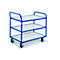 ESD etagewagen met 3 etages, 990 x 590 mm, draagvermogen 250 kg
