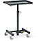 ESD-materiaalstandaard, met wielen, handmatig in hoogte verstelbaar, staal, L 605 x B 405 x H 720-995 mm