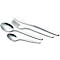 ESMEYER Set de 24 couverts pour 6 personnes, acier inoxydable 18/0 poli, couteau en acier à lame trowalisé, Stone-Wash