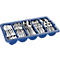 ESMEYER Set de couverts SYLVIA, 181 pièces, acier inoxydable 18/0, lavable au lave-vaisselle, récipient inclus L 540 x l 320 x H 85 mm